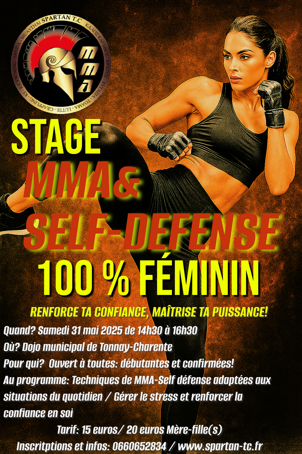 Affiche MMA Self defense stage